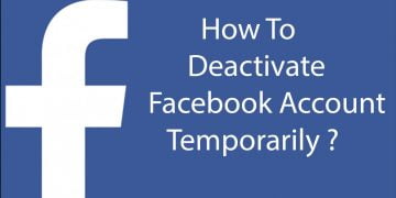 How to Temporarily Deactivate a Facebook Account