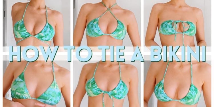 How to Tie a TikTok Bikini Top