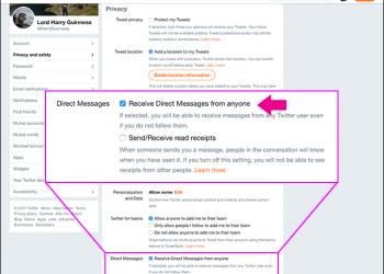 How to Turn Off DMs Phone on Twitter
