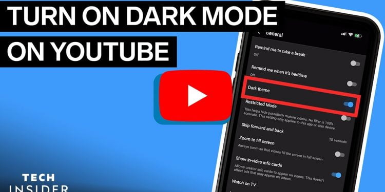 How to Turn YouTube Dark Mode on