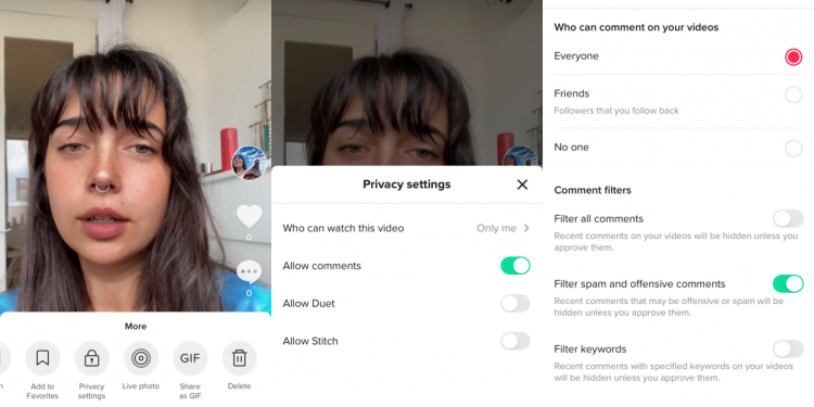 How to Turn on Comments on TikTok