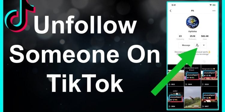 How to Unfollow on Tiktok