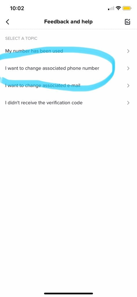 how to unlink phone number from tiktok without verification