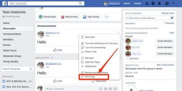 How to Unpin a Post on Facebook