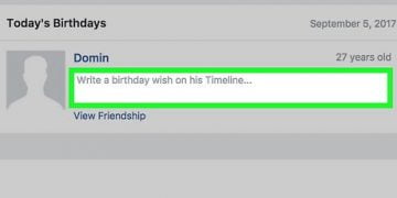 How to Wish Someone a Happy Birthday on Facebook