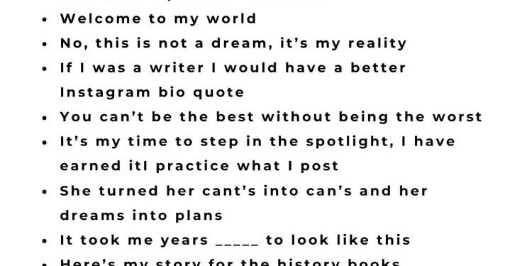 How to Write a Catchy Instagram Bio For a Boy