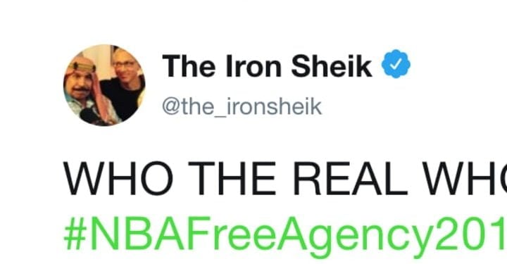 Is the Iron Sheik Really Tweeting About the Knicks?