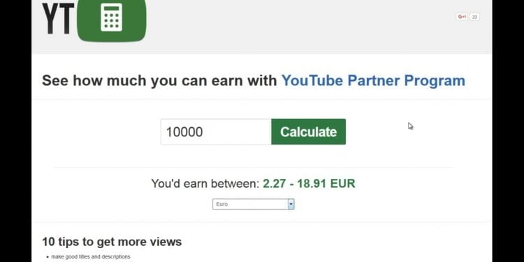 Make Money With 1,000 Views on YouTube