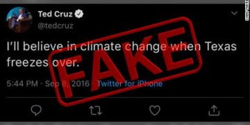 Ted Cruz’s Tweets When Texas Freezes Over