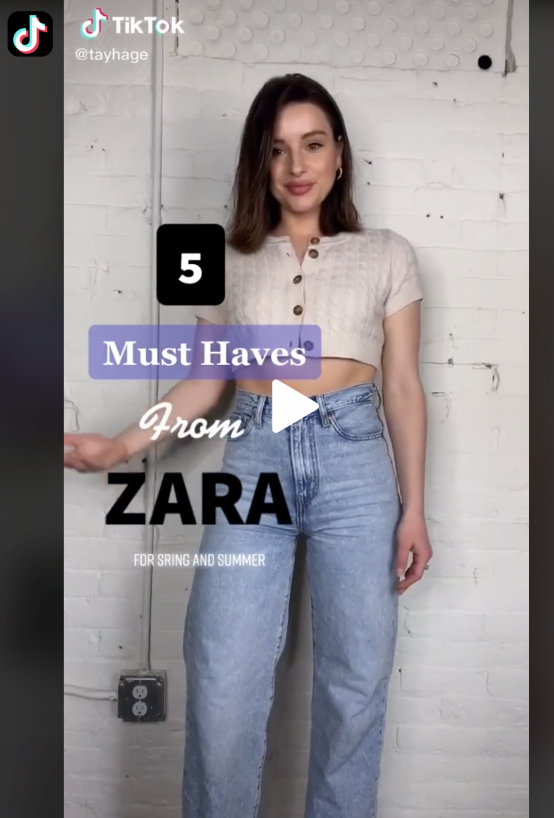 famous zara jeans tiktok