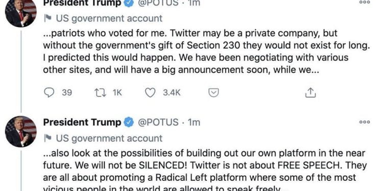 What Did Trump Say on Twitter to Get Banned?