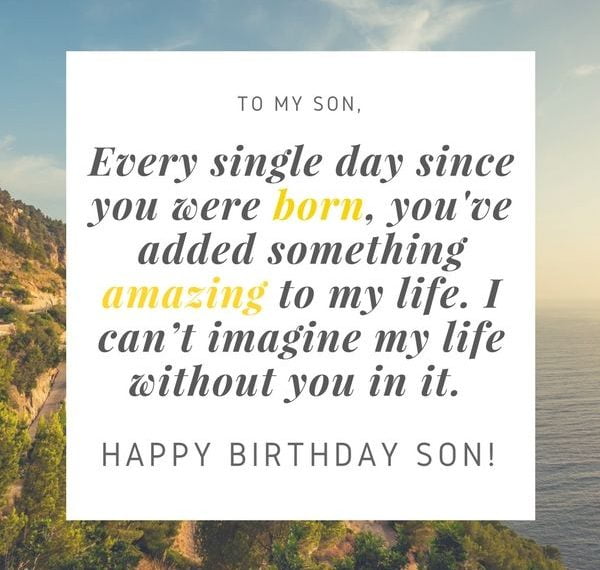 What Do I Say to My Son’s Birthday on Facebook?