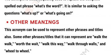 What Does WTW Mean on TikTok?