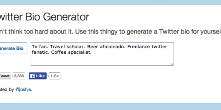 What Is My Bio Short For on Twitter?