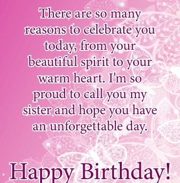 What Should I Write in My Sister’s Birthday on Facebook?