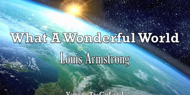 What a Wonderful World on YouTube