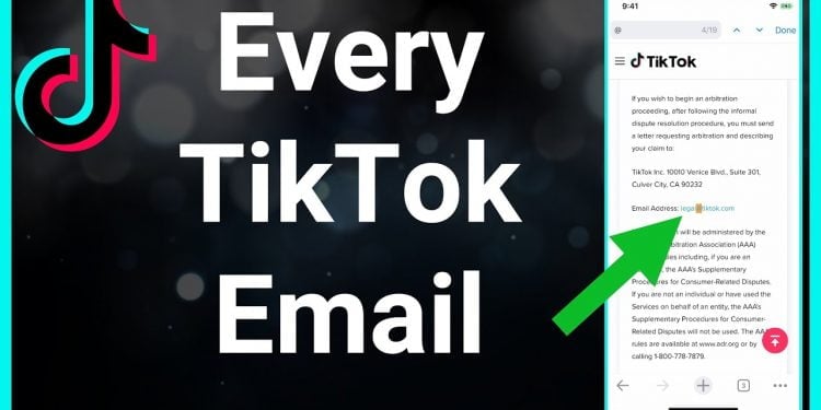 What is TikTok Email?