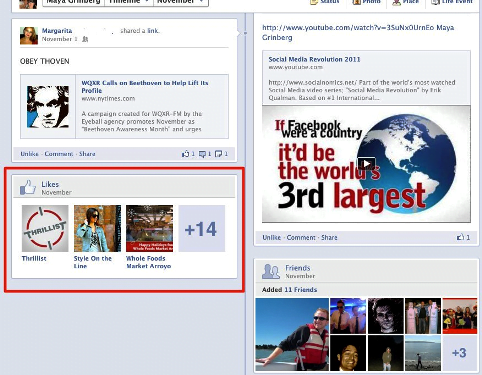 What is Timeline on Facebook?