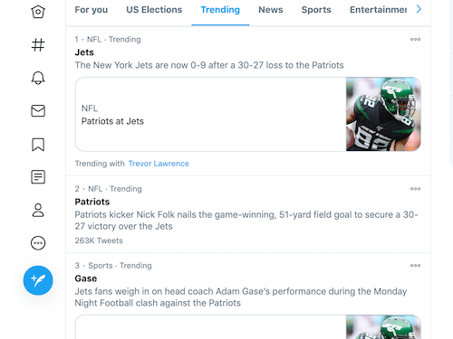 What is Trending in Twitter Now?