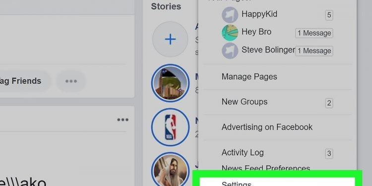 Where Is Settings on Facebook?
