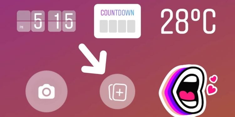 Where is the Photo Sticker on Instagram?