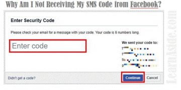 Why Am I Not Receiving My SMS Code From Facebook?