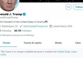 Why Did President Donald Trump Take Down Some Tweets?