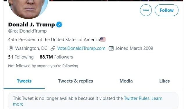 Why Did President Donald Trump Take Down Some Tweets?