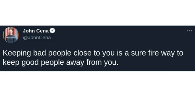 Why Does John Cena Follow People on Twitter?