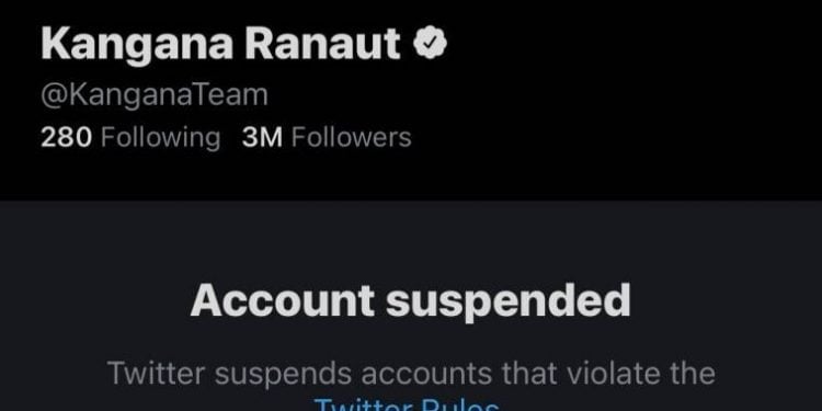 Why Was Kangana Ranaut’s Twitter Banned?