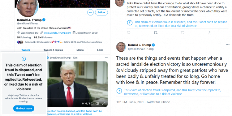 Why Was Trump’s Tweet Deleted From Twitter?